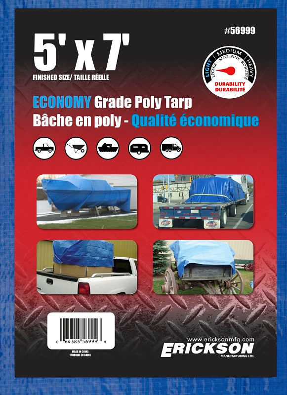 56999 5' X 7' BLUE TARP POLY