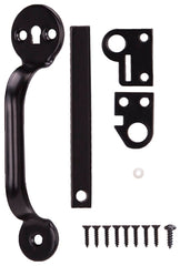 LATCH THUMB STEEL BLACK
