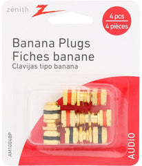 AM1004BP PLUG BANANA 4PK