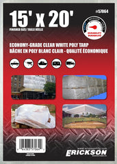 57064 15' X 20' CLEAR WHITE TA