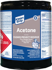 Klean Strip CAC18 Paint Thinner, Liquid, Characteristic Ketone, Sweet Pungent, Clear, 5 gal Can