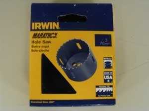 IRWIN 373414BX Hole Saw, 4-1/4 in Dia, 4 to 6 TPI, HSS Cutting Edge