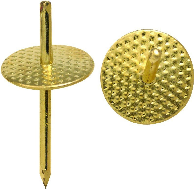 OOK 50091 One-Step Hanger, 20 lb, Brass, Gold