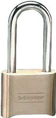 Master Lock 175DLH Padlock, Resettable Combination Key, 5/16 in Dia Shackle, 2-1/4 in H Shackle, Steel Shackle