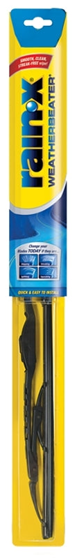 Rain-X Weatherbeater 79826 Wiper Blade, Spine Blade, 26 in L Blade, Rubber/Steel