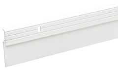 A79WH DRSWP ALU/RBR WHT 2X36IN
