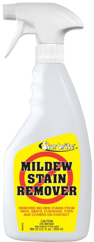 Star brite 856 Series 085616P Mildew Stain Remover, Liquid, Characteristic, White, 22 oz, Spray Bottle