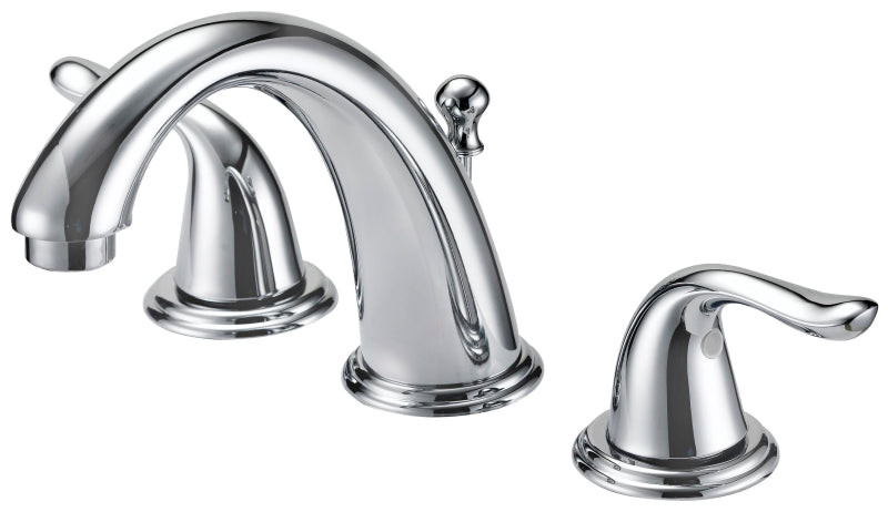 Boston Harbor TQ-FW6B0000CP Lavatory Faucet, 1.2 gpm, 2-Handle, 3-Faucet Hole, Brass/Plastic/Zinc, Chrome