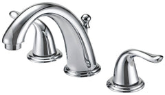 FAUCET LAV 4IN WIDE 2HNDL CHRM