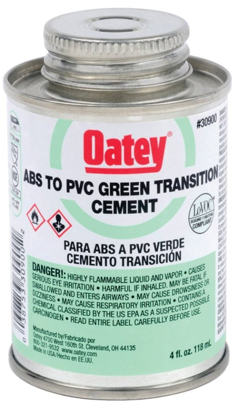 30900 TRANS ABS/PVC CEMENT 4OZ