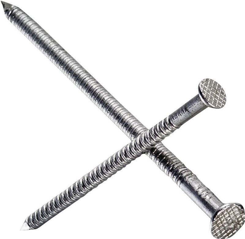 Simpson Strong-Tie S10PTD1 Deck Nail, 10D, 3 in L, Stainless Steel, Bright, Annular Ring Shank, 1/lb, Full Round Head