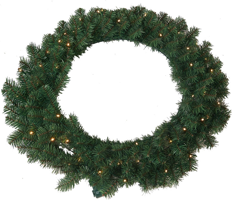 61938 WREATH SHEARED CLR 36IN