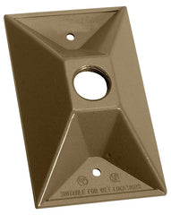 811AB-1 COVER RECEPTCL WP 1HOL
