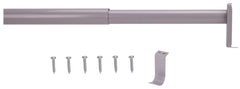 ROD CLOSET ADJ 72X120IN SILVER