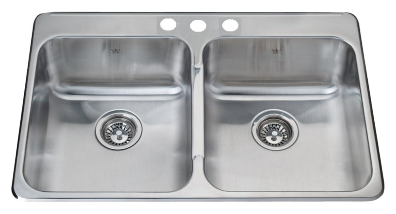 QDL2031-8-3 3HOLE SINK KITCHEN