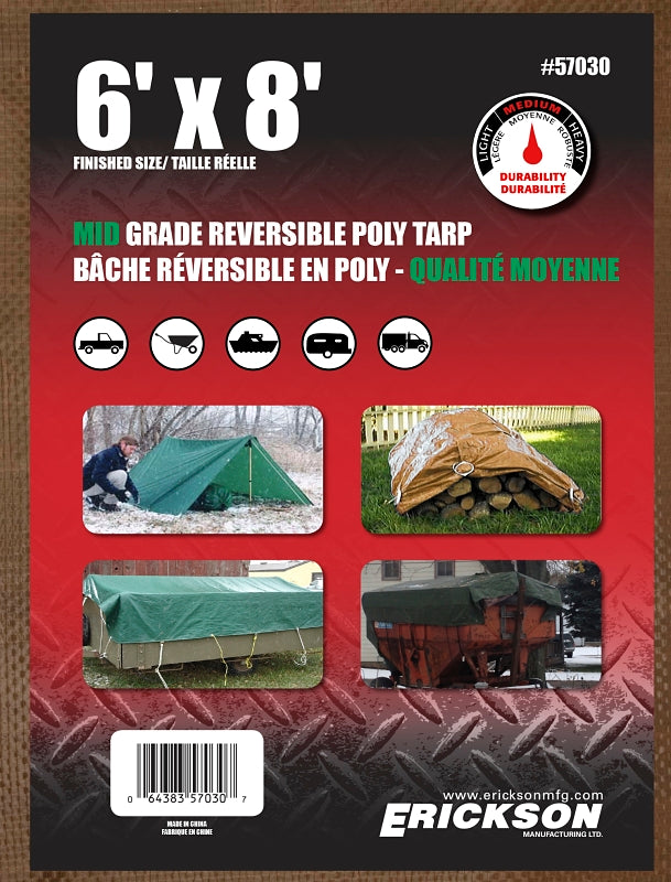 57030 6'  X 8' BROWN/GREEN 1 T