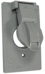 5155-5 GRY VERT RECPT COVER 1G