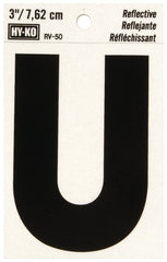 RV-50/U RV VNYL LETTER U 3IN