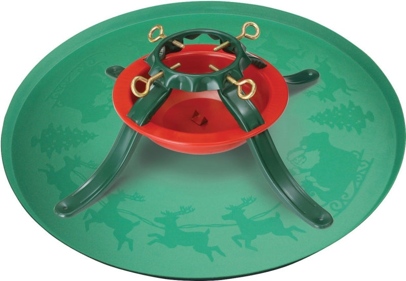 National Holidays HandiThings XTRA Tree Stand Tray, 28-1/2 in W, Green