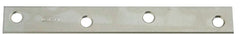 National Hardware N220-285 Mending Brace, 6 in L, 3/4 in W, Steel, Zinc, Screw