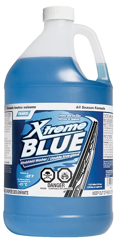 Camco USA Xtreme Blue 92506 Windshield Washer Fluid, Clear Blue