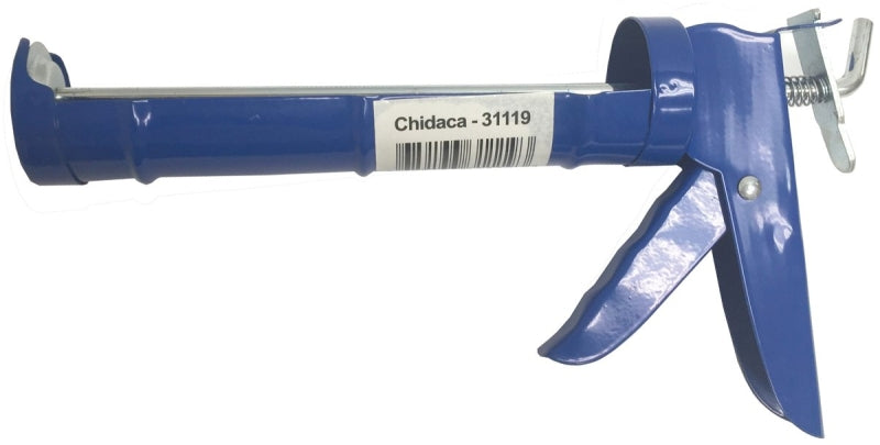Chidaca 31119 Caulk Gun, Blue, 300 to 320 mL Cartridge, Half-Cylindrical Cartridge