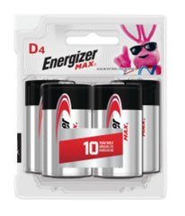 E95BP-4 ENERG BATTERY D 4PK
