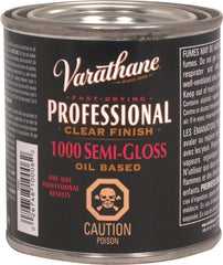 Varathane Y100061 Clear Finish, Semi-Gloss, Liquid, Clear, 236 mL, Aerosol Can