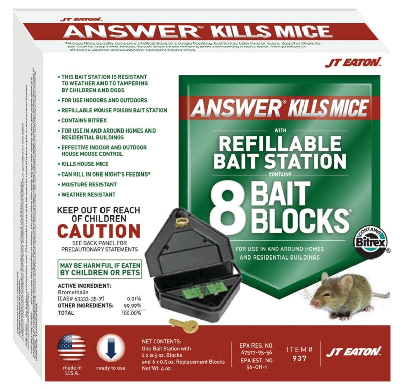 937 REFLLBLE MOUSE BAITSTATION