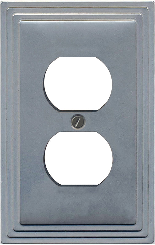 65D SATIN NICKEL WALLPLATE 1 D