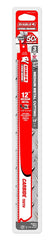 Diablo DS1210CF3 Reciprocating Saw Blade, 1 in W, 12 in L, 10 TPI, Carbide Cutting Edge