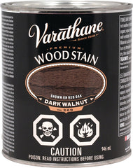 Varathane Y215328H Wood Stain, Dark Walnut, Liquid, 946 mL