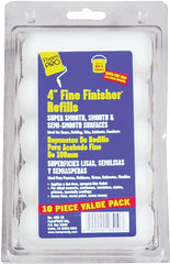 Foampro 165-10 Fine Finish Roller Refill, 3/8 in Thick Nap, 4 in L, Foam Cover