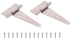 T-HINGE EX-HD W/BSHNG 5IN SS