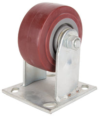 PLATE CASTER PU RIGID 4"X2"