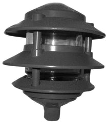 P-3B LIGHT LOUVR W/P 3TIER BLK