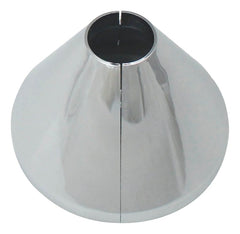 Keeney K857-20 Clip-On Deep Flange, 1/2 in Connection, Plastic, Chrome-Plated