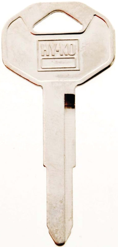 Hy-Ko 11010DC3 Key Blank, Brass, Nickel, For: Chrysler, Dodge, Eagle, Jeep, Plymouth Vehicles, DC3 Key Number