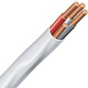 Romex 47179710 Series Building Wire, White Sheath, 14 AWG Wire, 3-Conductor, 10 m L, Copper Conductor