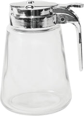 Anchor Hocking 97287 Syrup Pitcher, 8 oz Capacity, Glass/Stainless Steel, Clear