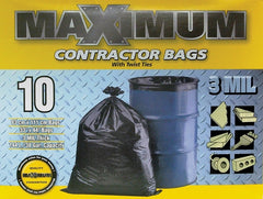 33441 BAG GRBGE CNTCR33X44 BLK