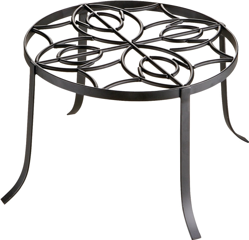 PLANT STAND 12IN BLACK IRON