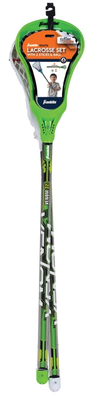 Franklin Sports 60018A Youth Lacrosse Set, 32 in L, ABS, Assorted