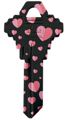 16010SC1-30 SC1 HEART BLK/PINK