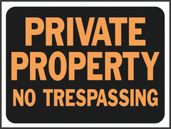 3025 PRIVATEPROPERTY PLAST SGN