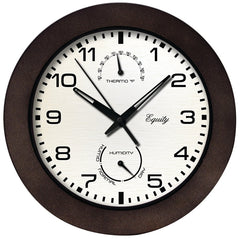 29005 CLOCK WALL W/THERMOMETER