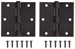 HINGE DOOR SQ 3.5X3.5IN ORB