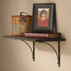 200MBLK8 BLACK 8IN SHELF BRACK