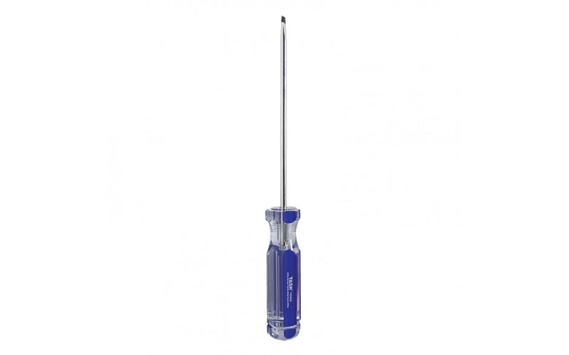 Task Elite Series T50403 Screwdriver, 3/16 in Drive, Slotted Drive, 6 in L Shank, Acetate Handle, Hard-Grip Handle