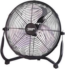 FLOOR FAN HI VEL. 14 IN BLACK